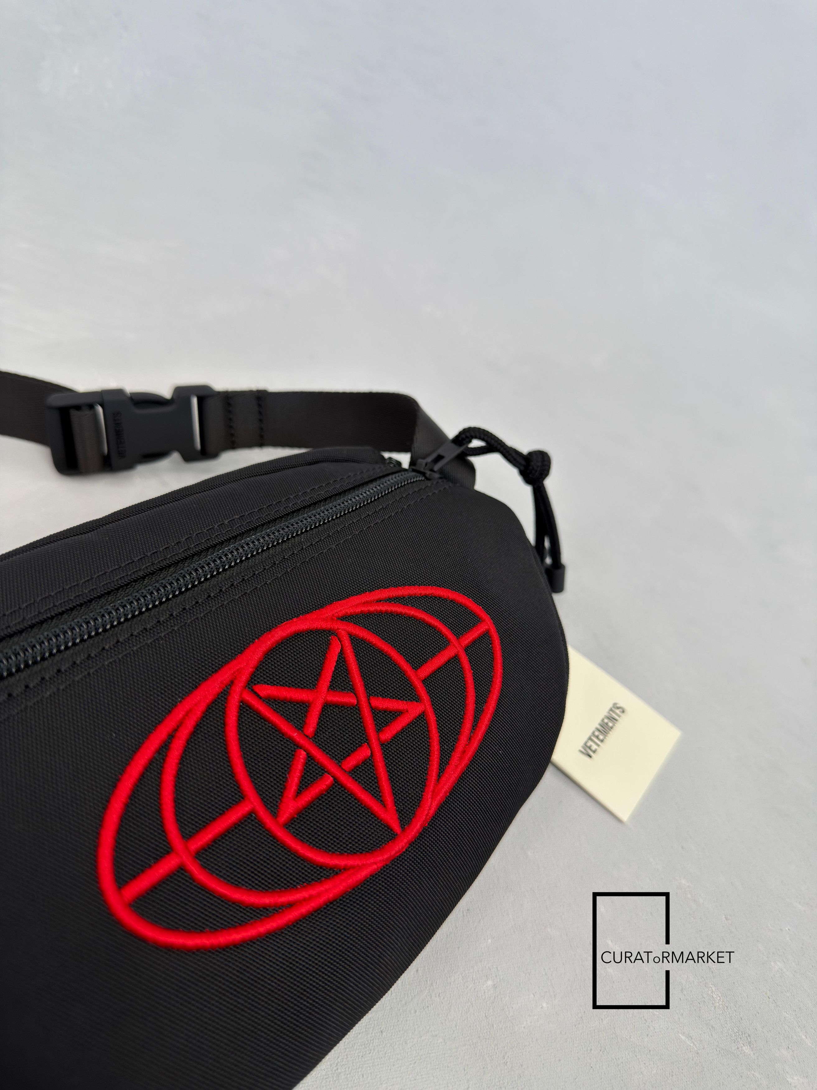 Vetements GRAIL RARE Embroidered Restricted Logo Fanny Belt Bag FW21 Size ONE SIZE - 4 Thumbnail