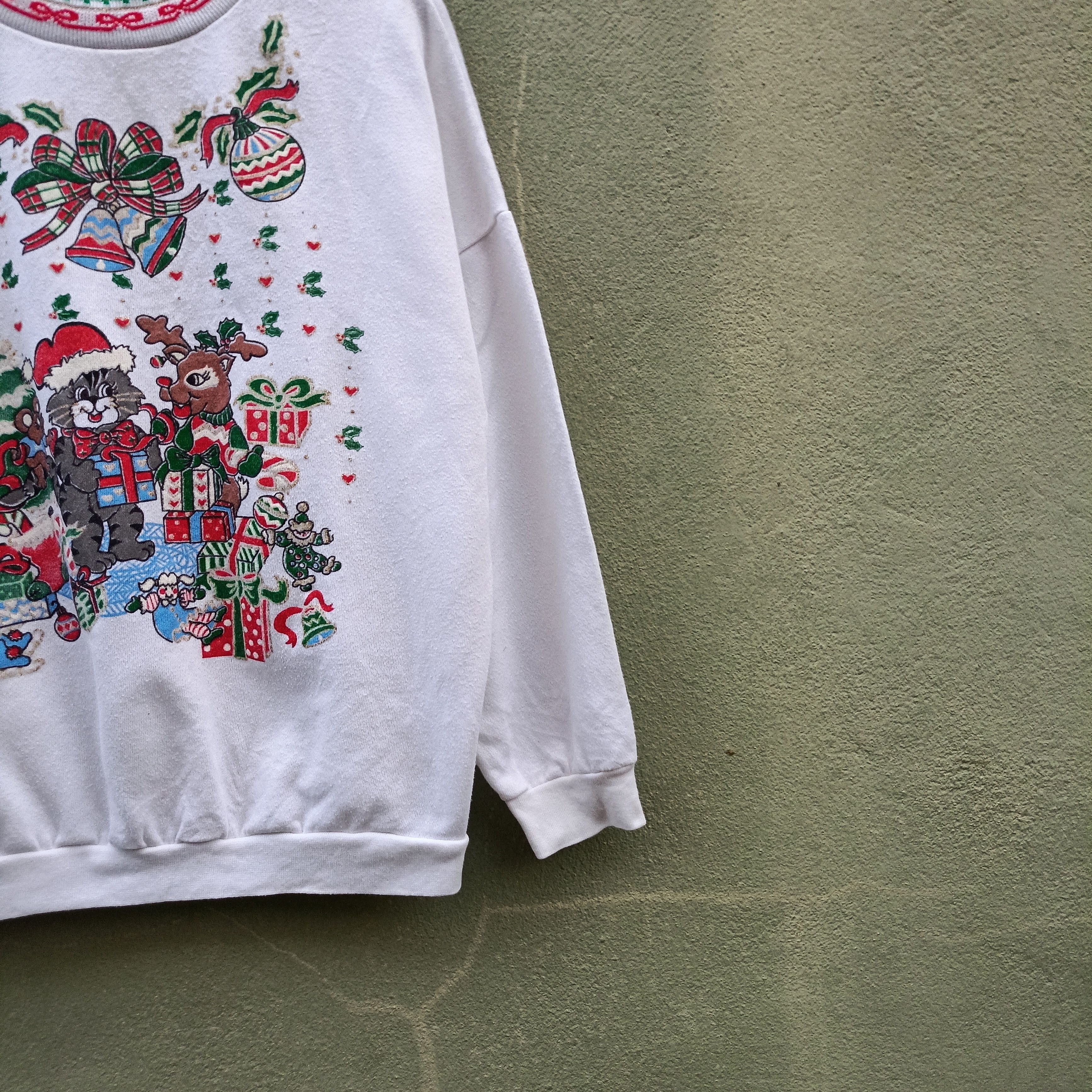 Vintage Christmas Sweatshirt Size US L / EU 52-54 / 3 - 3 Thumbnail