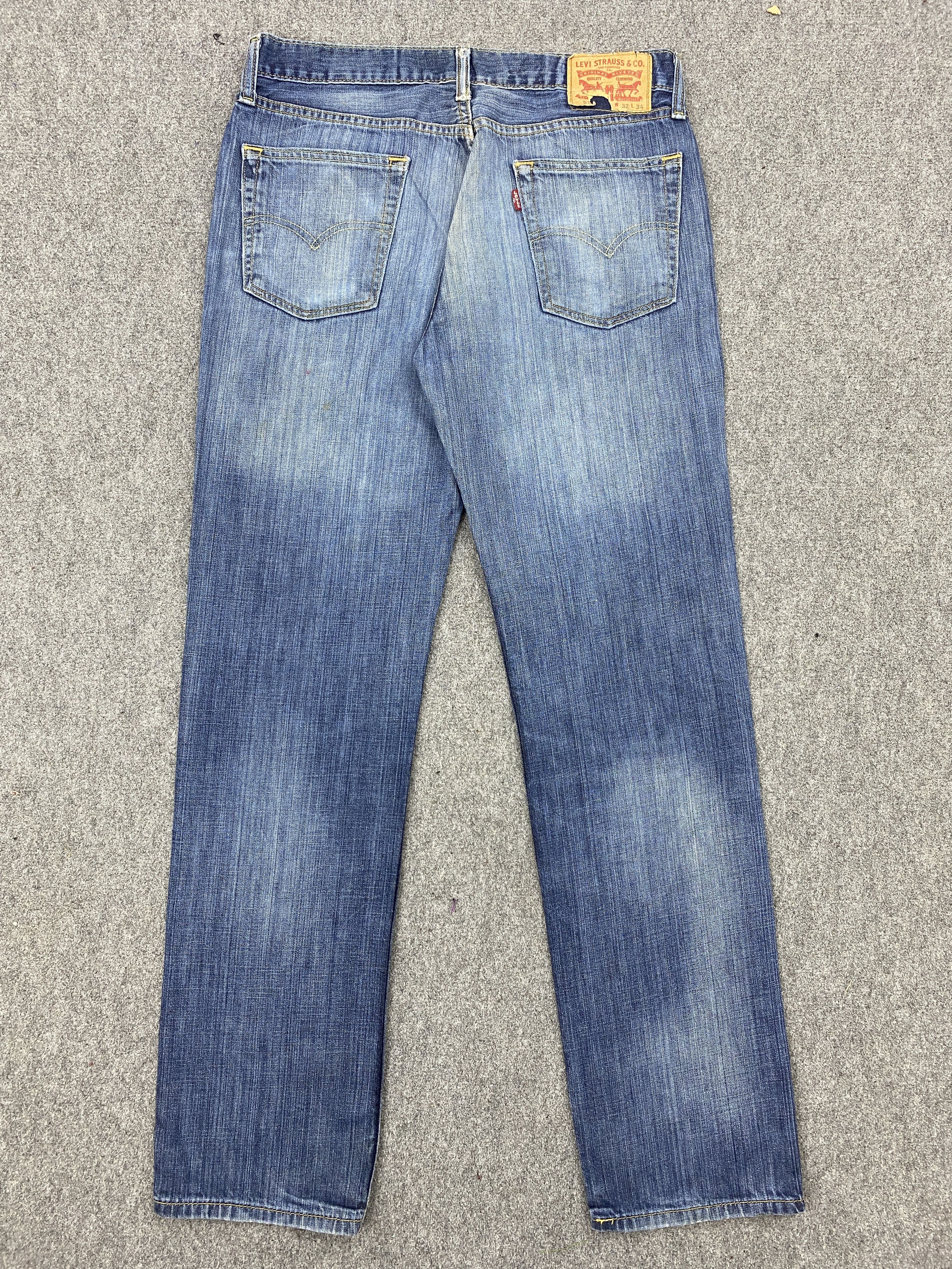 Levi's Vintage Levis 505 Faded Blue Denim Jeans DP2336 Size US 31 - 3 Thumbnail