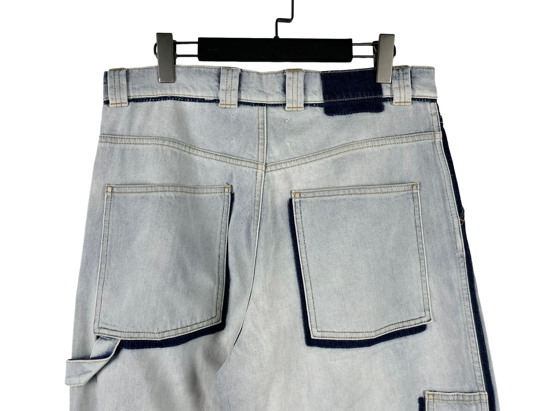Maison Margiela Maison Margiela Washed Denim Wide-Leg Pants Size US 31 - 5 Thumbnail