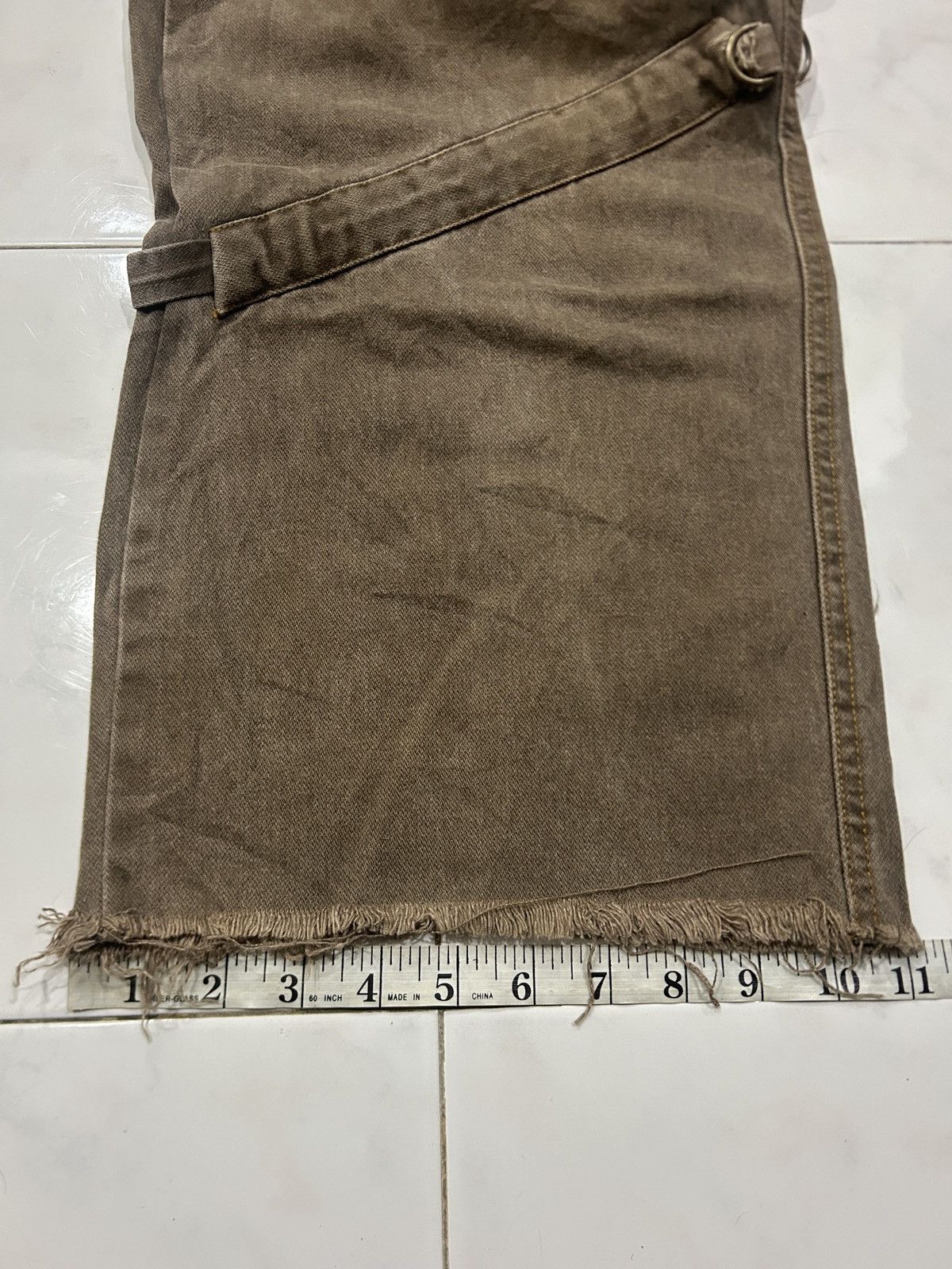 Japanese Brand Y2K Baggy Cargo KaKamer-ri Loose Style Size US 35 - 16 Thumbnail