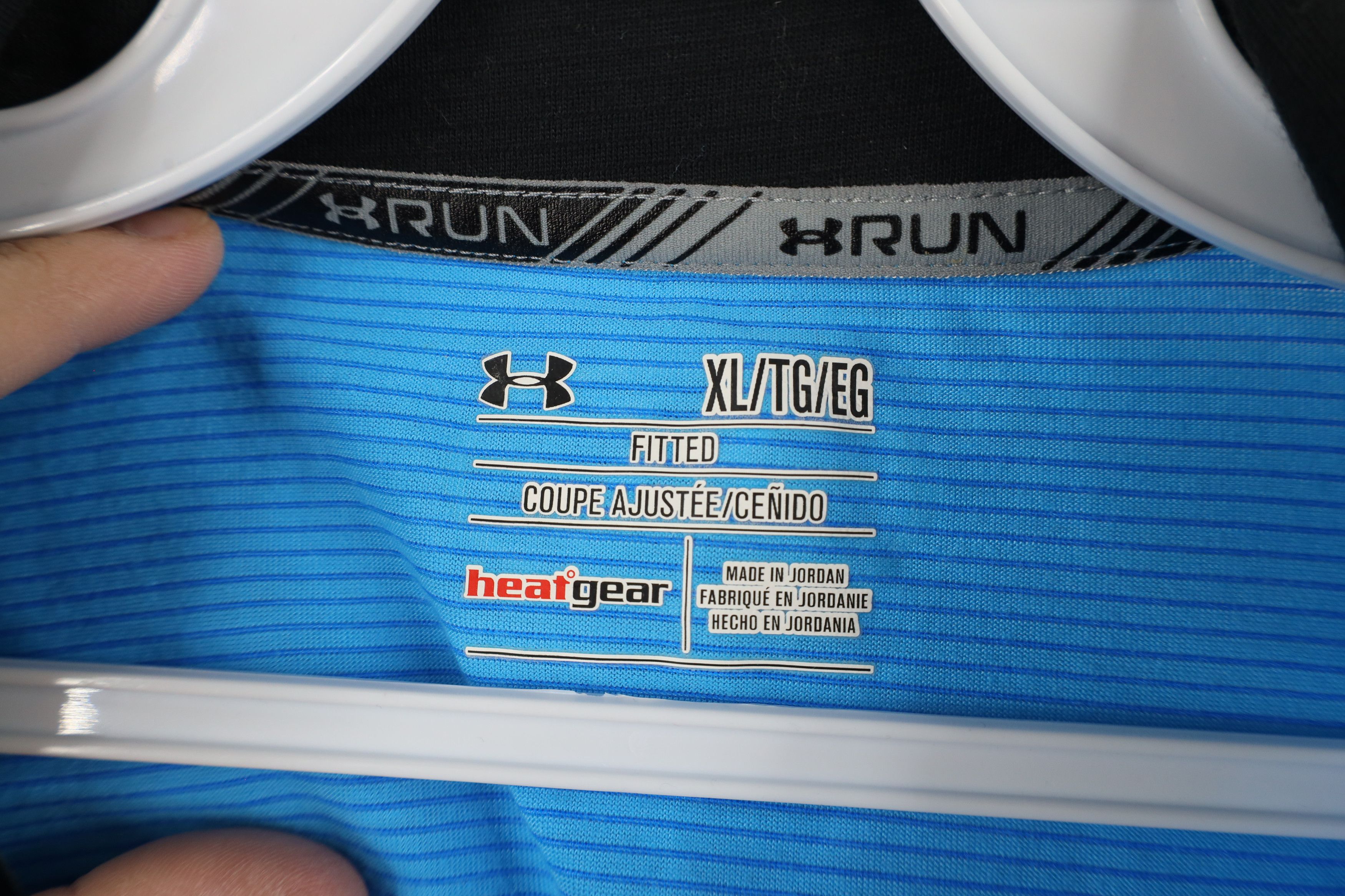 Under Armour × Vintage New Under Armour Striped Half Zip Pullover Top Jacket Blue Size US XL / EU 56 / 4 - 6 Thumbnail
