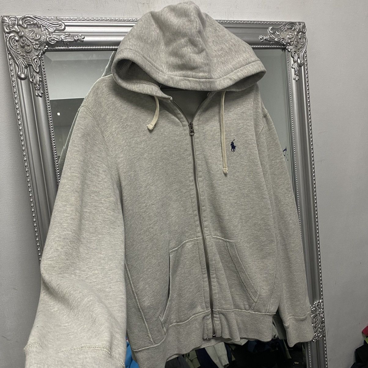 Polo Ralph Lauren Polo Ralph Lauren Zip Hoodie Gray Vintage Size US M / EU 48-50 / 2 - 4 Thumbnail