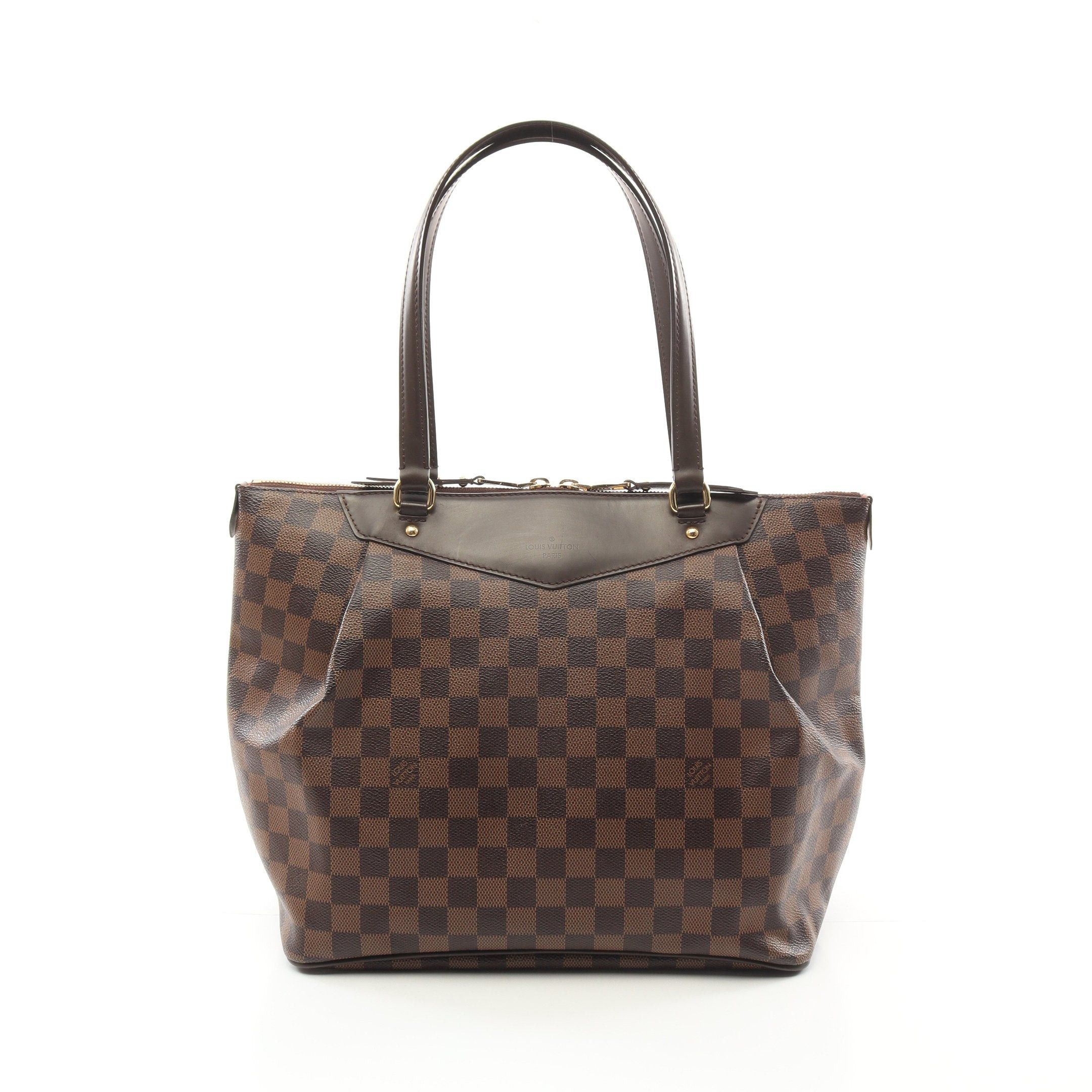 Louis Vuitton Louis Vuitton Westminster Gm Damier Ebene Handbag Tote Bag Leather Brown Size ONE SIZE - 1 Thumbnail