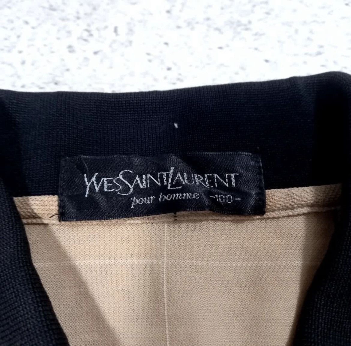 Vintage × Yves Saint Laurent Vintage YSL Polo Shirt Summer YSL T-shirt YSL Shirt Size US L / EU 52-54 / 3 - 3 Thumbnail