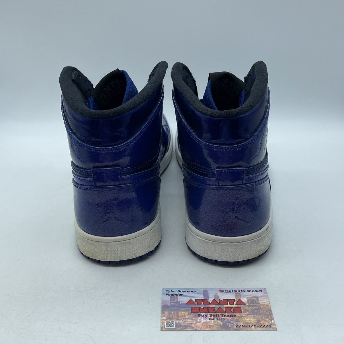 Nike Air Jordan 1 high deep royal Size US 12 / EU 45 - 3 Thumbnail