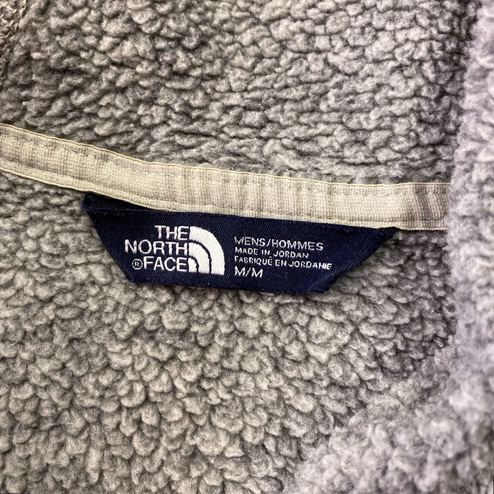 The North Face The North Face Hoodie Mens M Cream Zip Up Fleece Sweatshirt Size US M / EU 48-50 / 2 - 2 Thumbnail
