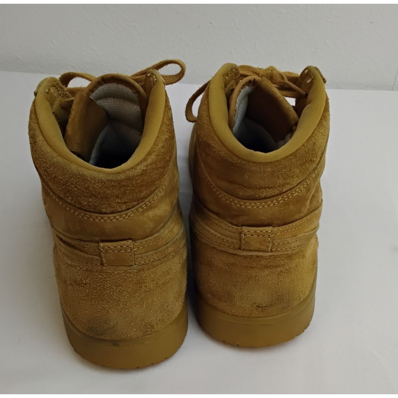 Nike Nike Air Jordan 1 Retro OG High Top Shoe Men 11 Wheat Brown Size US 11 / EU 44 - 7 Thumbnail