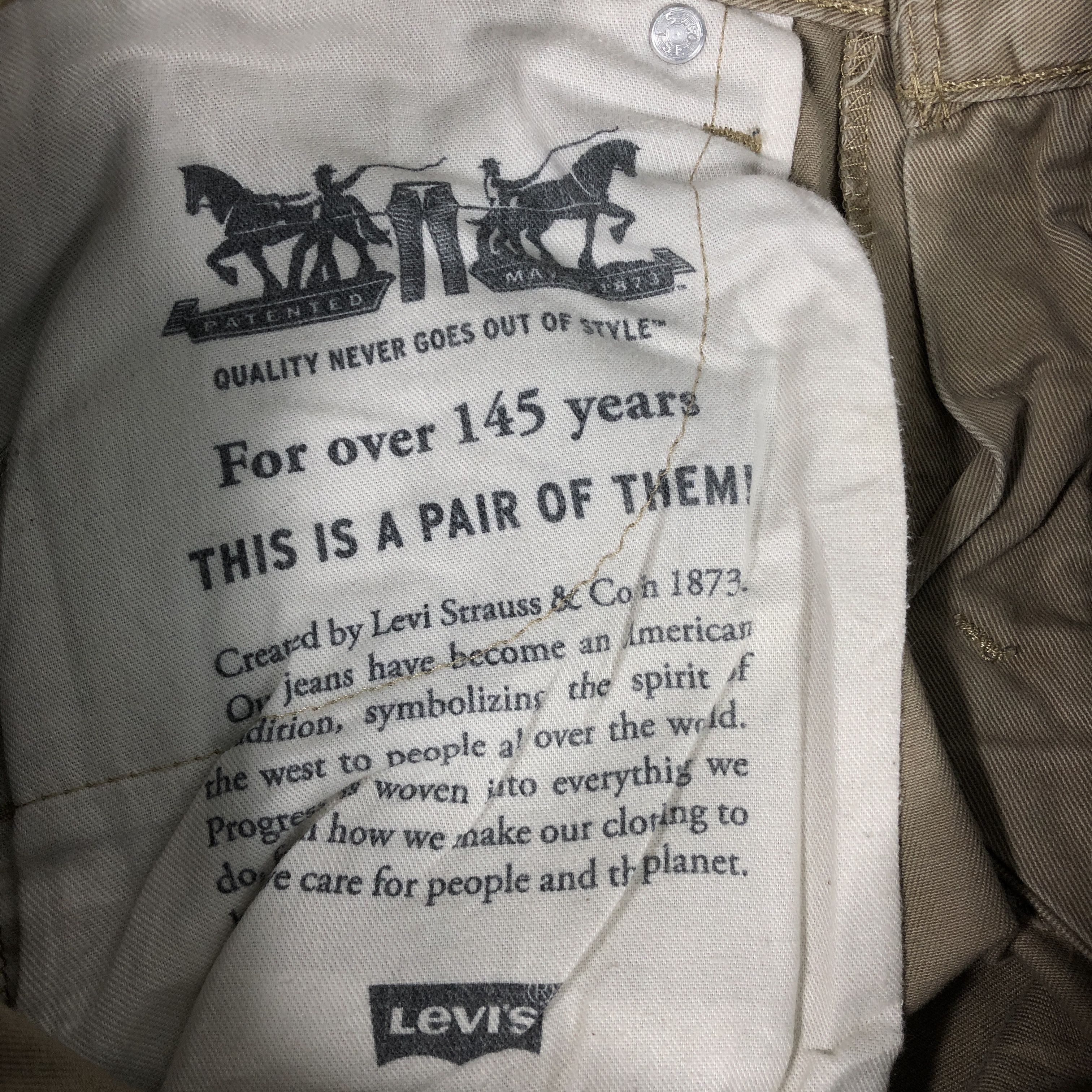 Levi's × Vintage Womens Vintage Levis 511 Pants L1106W Size 33" - 13 Thumbnail