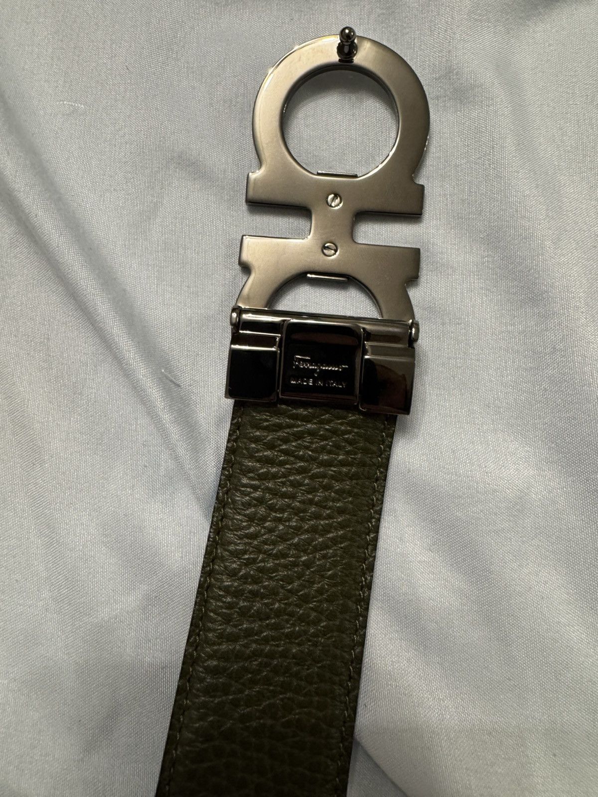 Salvatore Ferragamo Authentic Salvatore Ferragamo Gancini Belt – Size 105 Size 40 - 5 Thumbnail