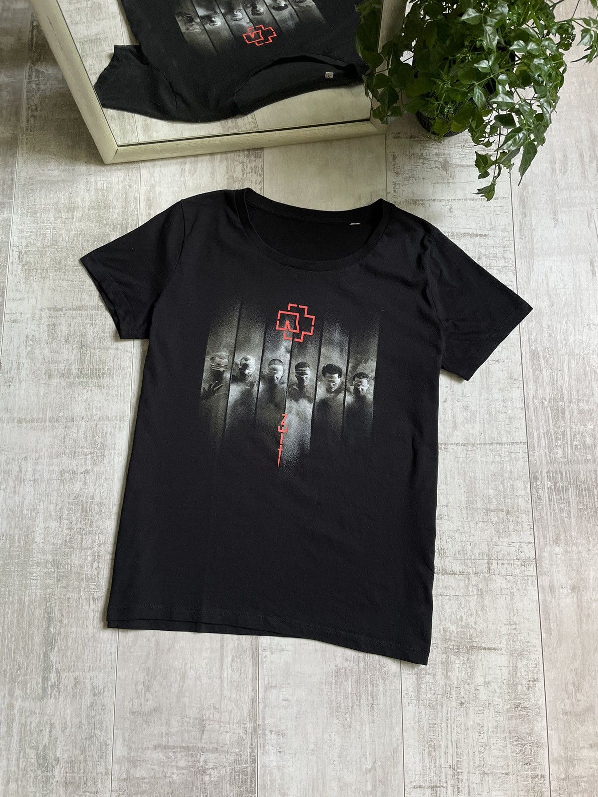 Band Tees Vintage Rammstein Zeit T-Shirt Black Logo Horror Y2K Size US L / EU 52-54 / 3 - 1 Thumbnail