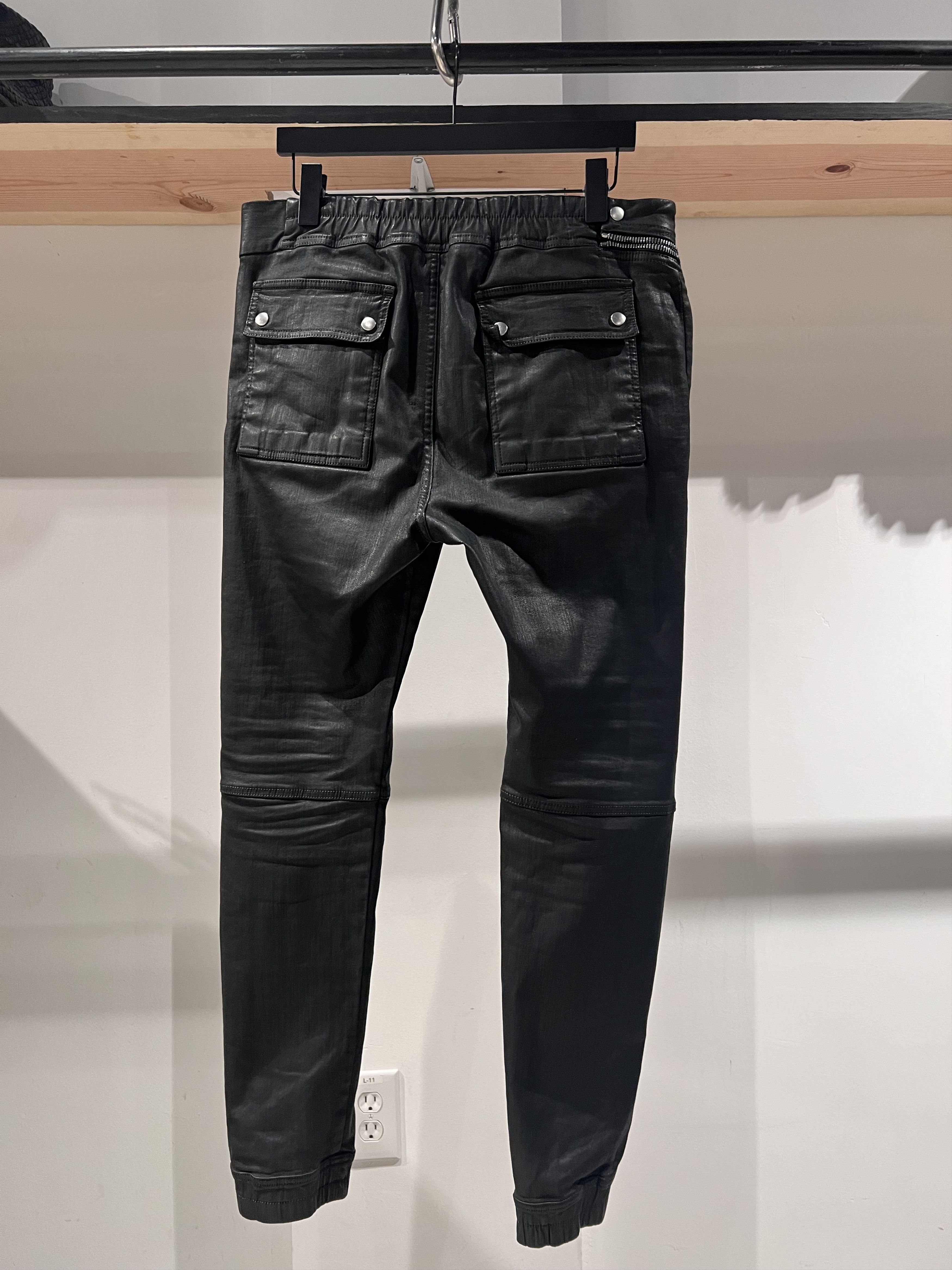 Rick Owens × Rick Owens Drkshdw Rick Owens Waxed Aircut Size US 34 / EU 50 - 2 Thumbnail