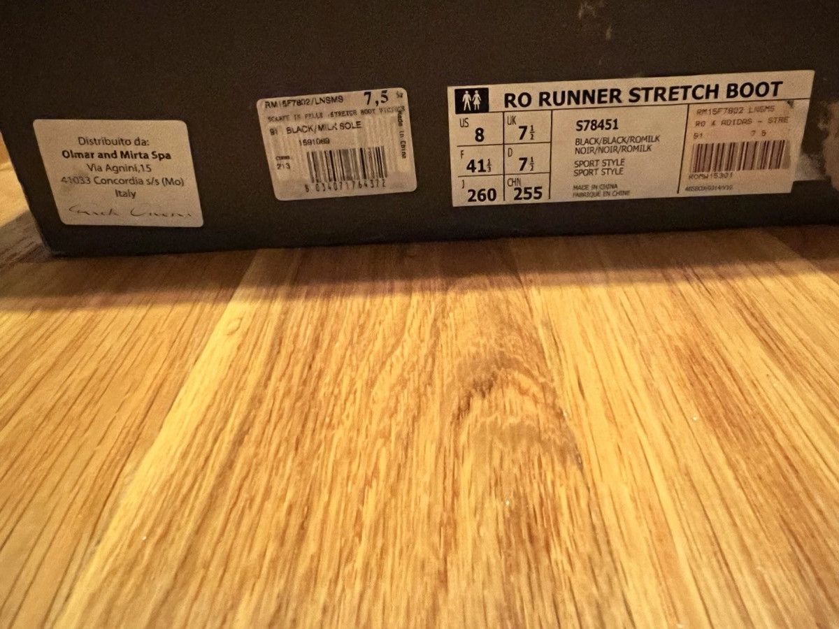 Rick Owens Drkshdw Rick Owens x Adidas stretch boots Size US 8 / EU 41 - 9 Thumbnail
