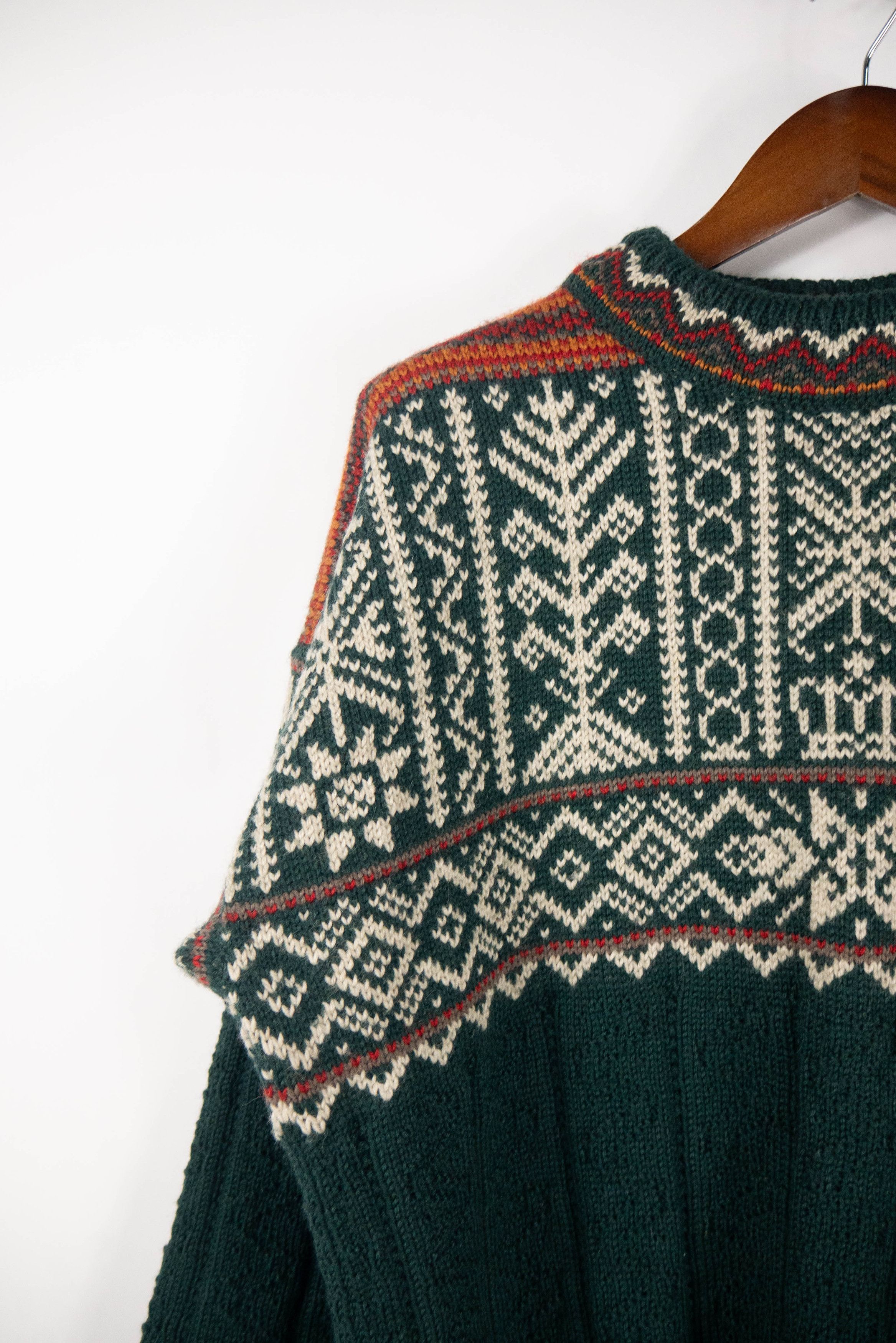 Dale Of Norway Sweater Dale of Norway Trondheim green color Size US L / EU 52-54 / 3 - 3 Thumbnail