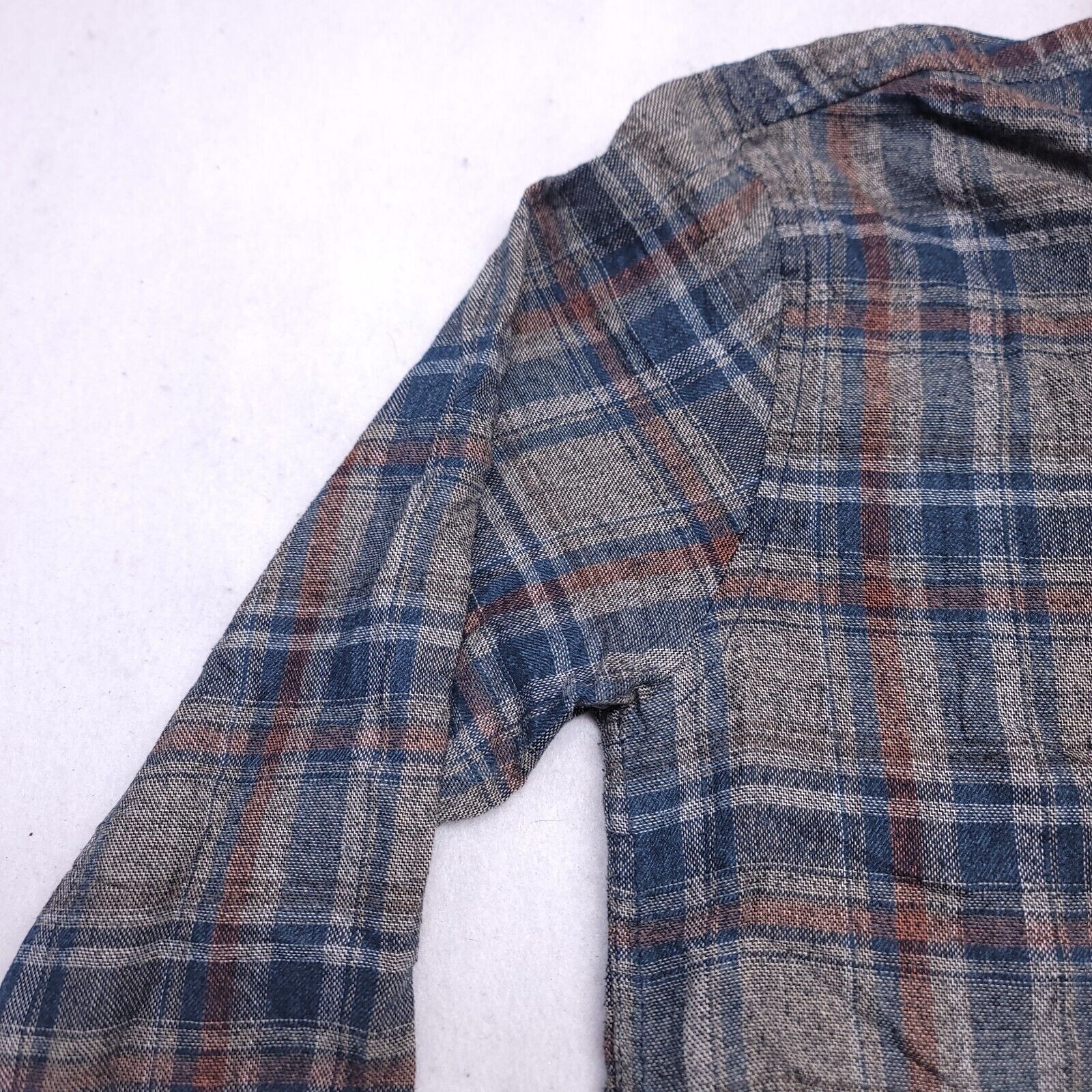 Weatherproof Weatherproof Madras Flannel Shirt Mens Size Medium M Brown Size US M / EU 48-50 / 2 - 4 Thumbnail