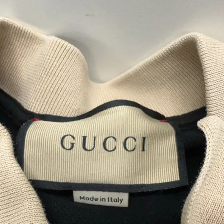 Gucci Gucci Gucci Black Double G Striped Polo Shirt -2506 Size US XL / EU 56 / 4 - 4 Thumbnail