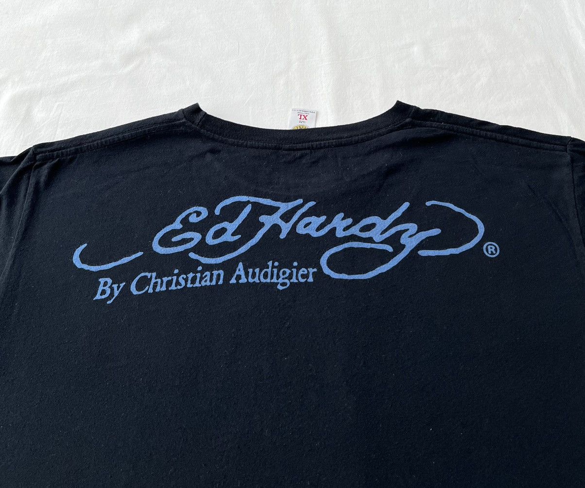 Ed Hardy Ed Hardy Christian Audigier Tattoo Streetwear Black T-shirt Size US XL / EU 56 / 4 - 13 Thumbnail