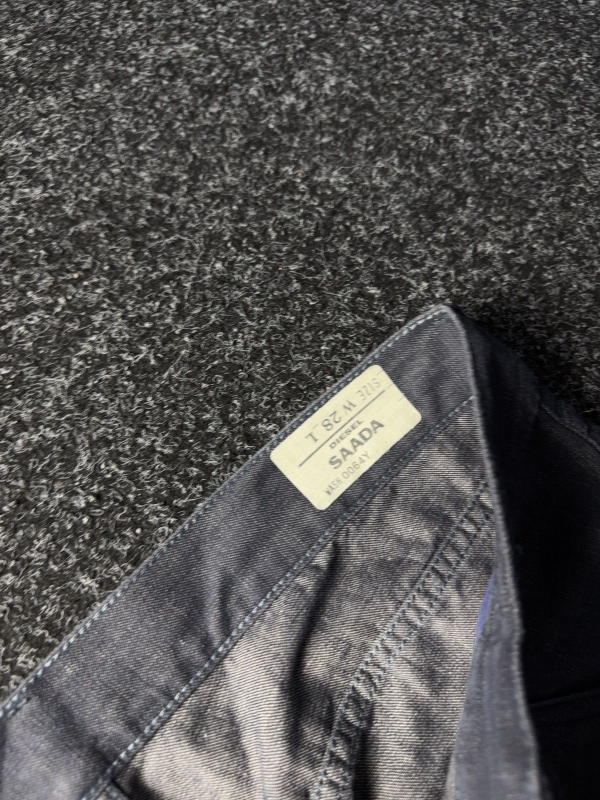 Diesel Luxury Avant Garde Diesel Saada Japanese style denim pants Size 28" / US 6 / IT 42 - 8 Thumbnail