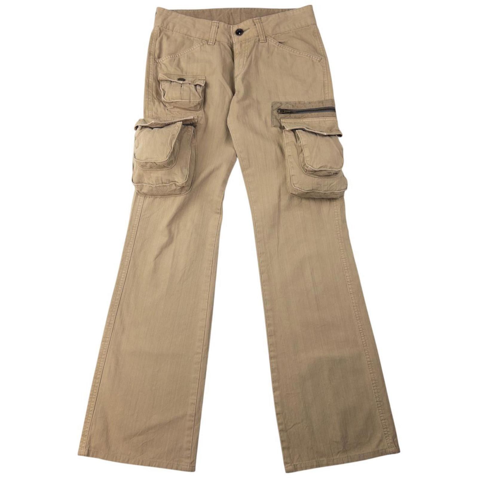 Other Vintage Et Boite Flared Cargo Trousers Size W28 Size US 28 / EU 44 - 1 Thumbnail