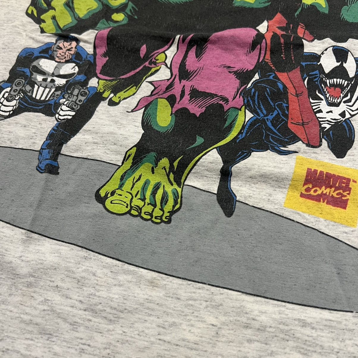 Marvel Comics 1994 Spiderman Venom Punisher Hulk Marvel T shirt Size US XL / EU 56 / 4 - 6 Thumbnail