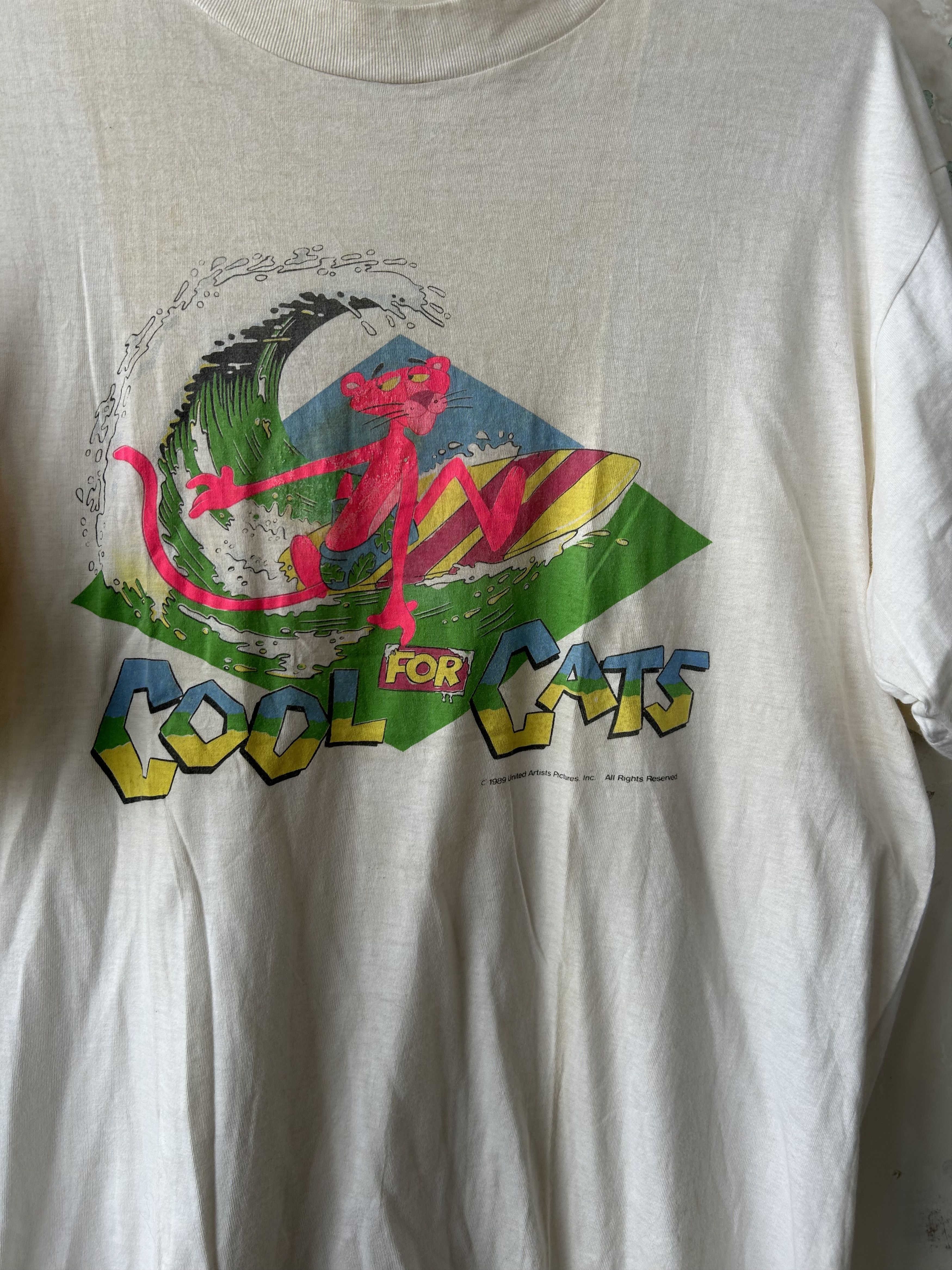 Anime Vintage Pink Panther Tee Shirts size XL Size US XL / EU 56 / 4 - 2 Thumbnail