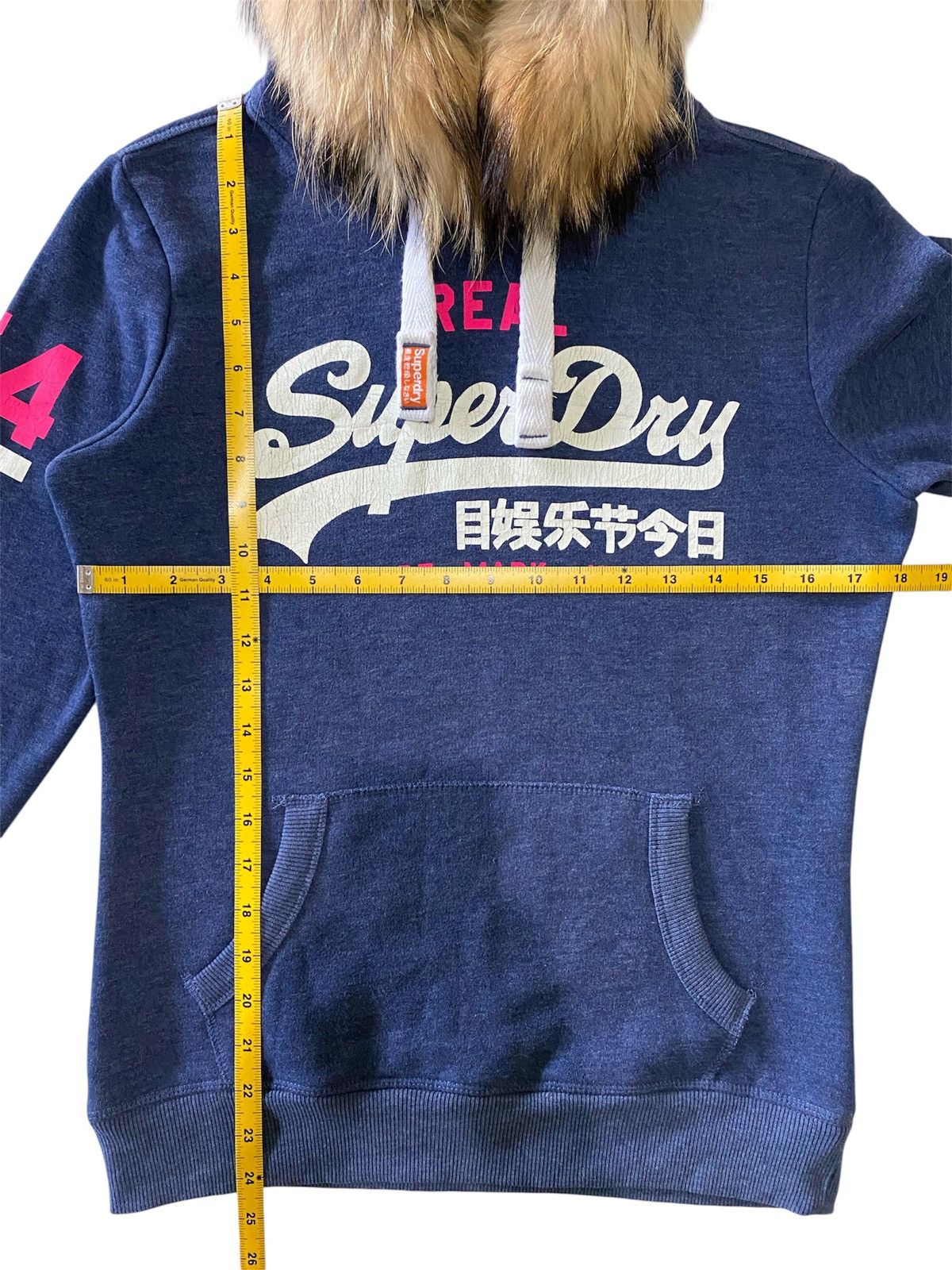 Japanese Brand Fur SuperDry Vintage Pullover Hoodie Big Logo Japan Style Size S / US 4 / IT 40 - 20 Thumbnail