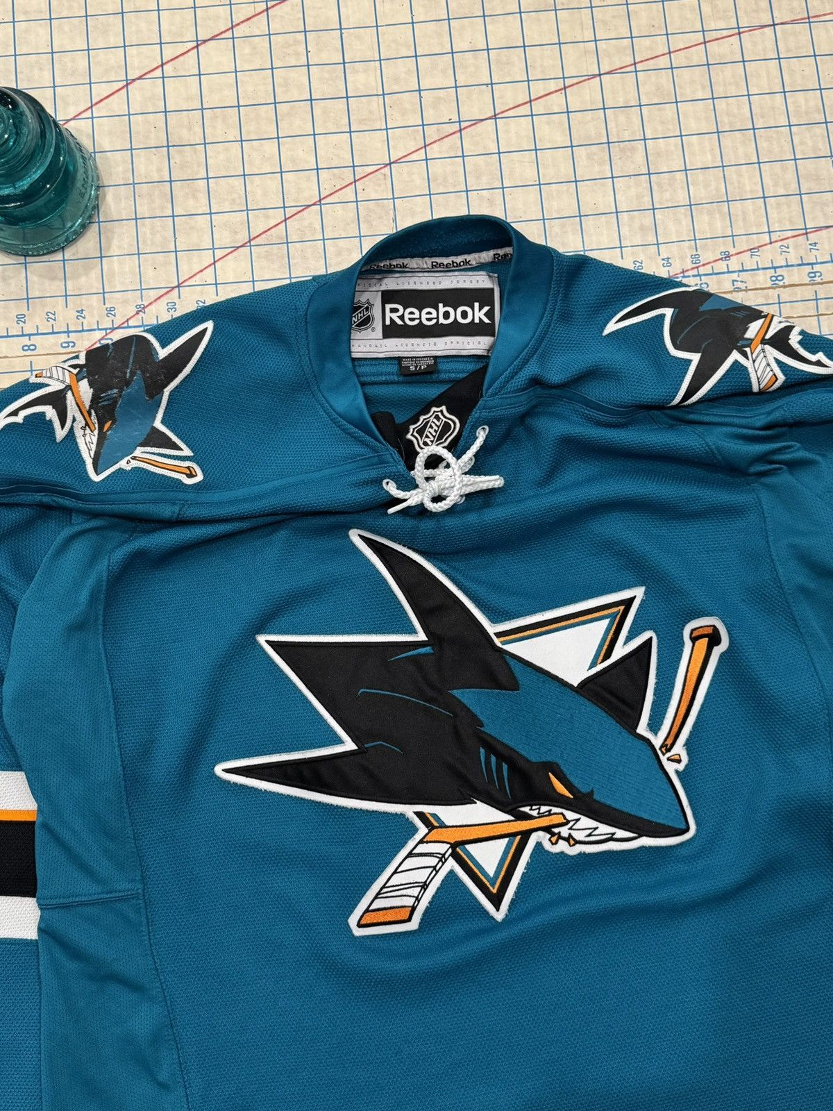 Reebok Reebok San Jose Sharks Hockey Jersey Mens Size Small Size US S / EU 44-46 / 1 - 8 Thumbnail