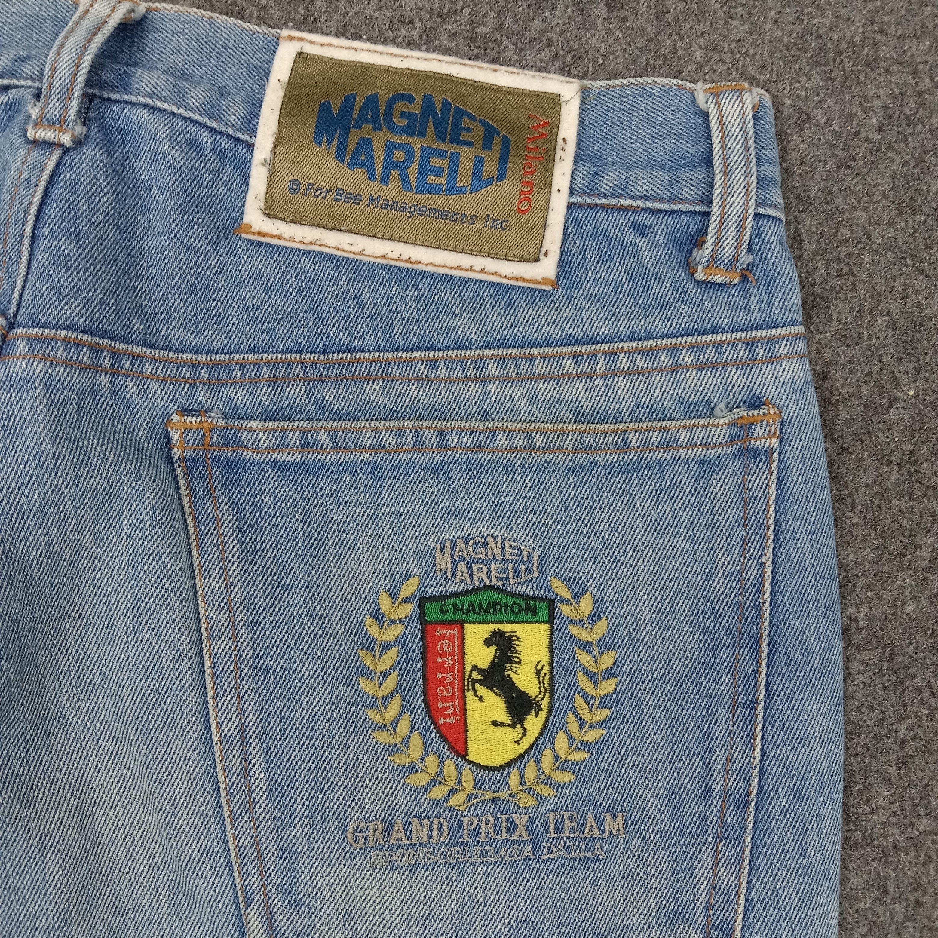 Ferrari Ferrari Magneti Marelli Formula One Denim Jeans c235n24 Size US 29 - 3 Thumbnail