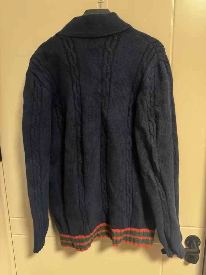 Gucci Gucci Red and green striped cardigan sweater 2502-Nextarrow Size US XL / EU 56 / 4 - 2 Thumbnail
