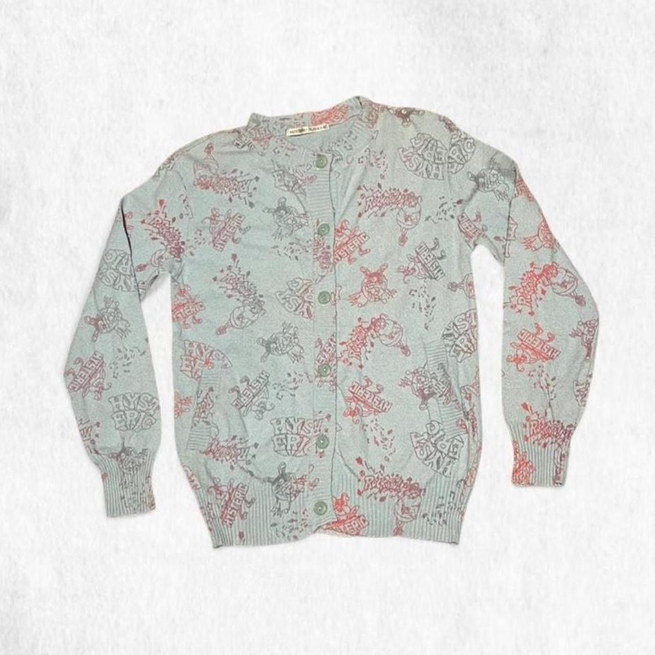Hysteric Glamour Hysteric Glamour “rock you!” Music Glamour blue cardigan Size S / US 4 / IT 40 - 1 Thumbnail