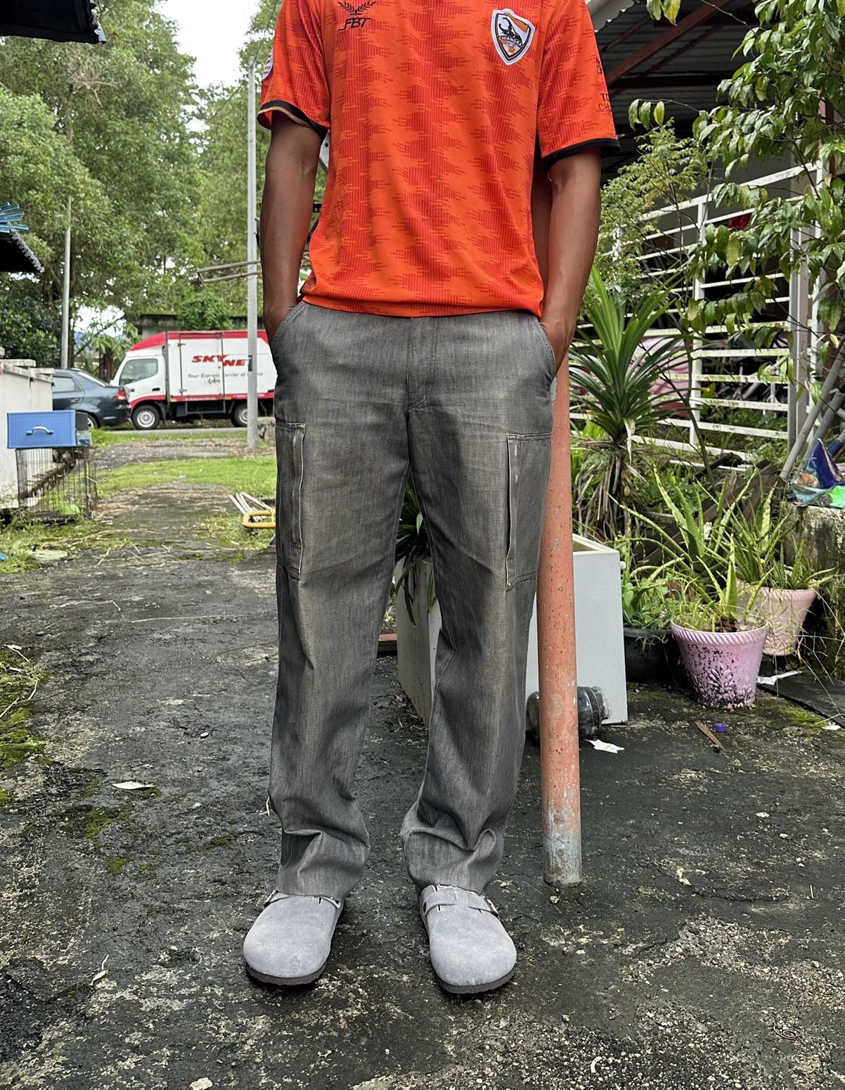 Vintage 👹Helly Hensen Faded Cargo Pants Size US 32 / EU 48 - 3 Thumbnail