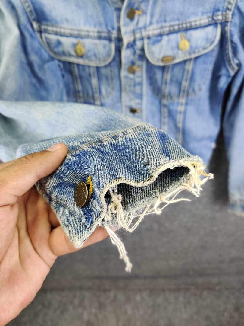 Lee Vintage Lee Riders Denim Trucker Jacket Size US S / EU 44-46 / 1 - 12 Thumbnail