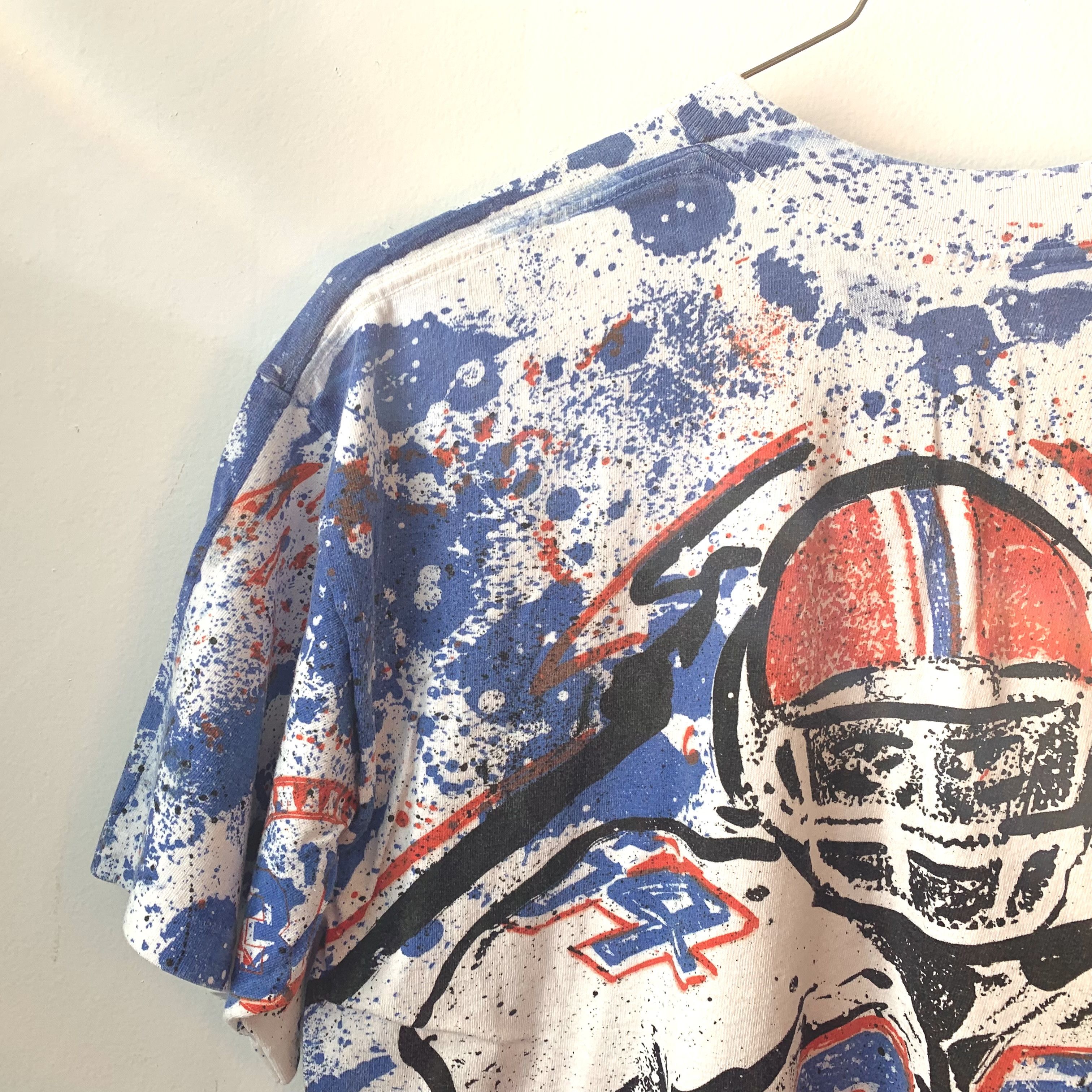 Other rare 90s Buffalo Bills t-shirt, all-over printed Size US L / EU 52-54 / 3 - 9 Thumbnail