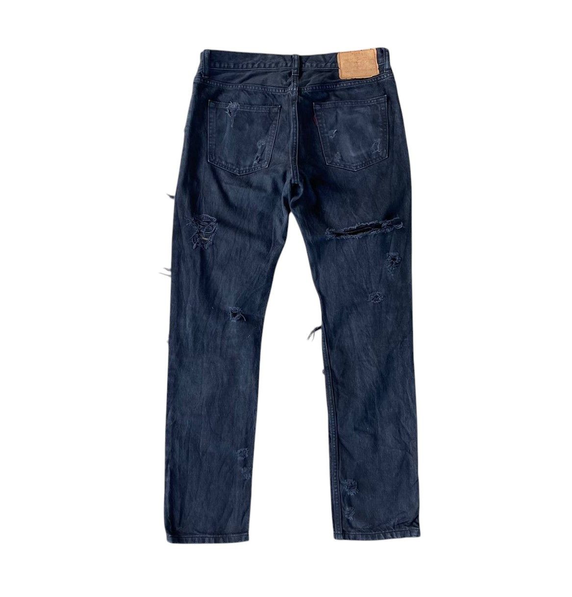 Japanese Brand RNA Slang Inc.By Eiji Okumoto Insane Distressed Denim Grunge Size US 29 - 6 Thumbnail