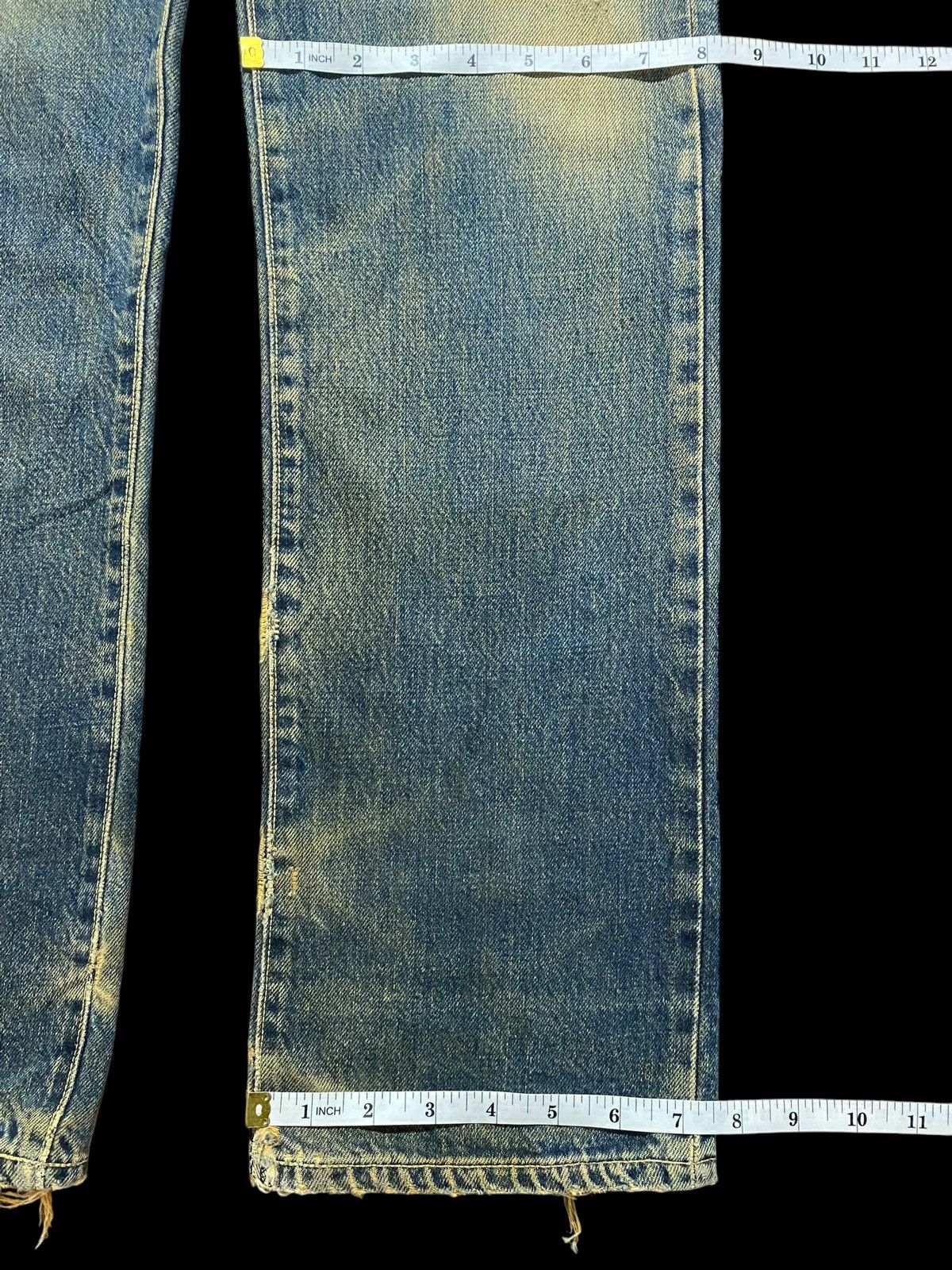 Vintage Vintage Japanese Brand Large Selvedge Rusty Skinny Jeans Size US 27 - 17 Thumbnail