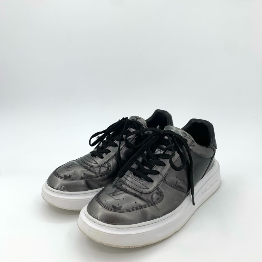 Louis Vuitton [Louis Vuitton] Beverly Hills Monogram Print Silver-Black Le Size US 7 / EU 40 - 9 Thumbnail