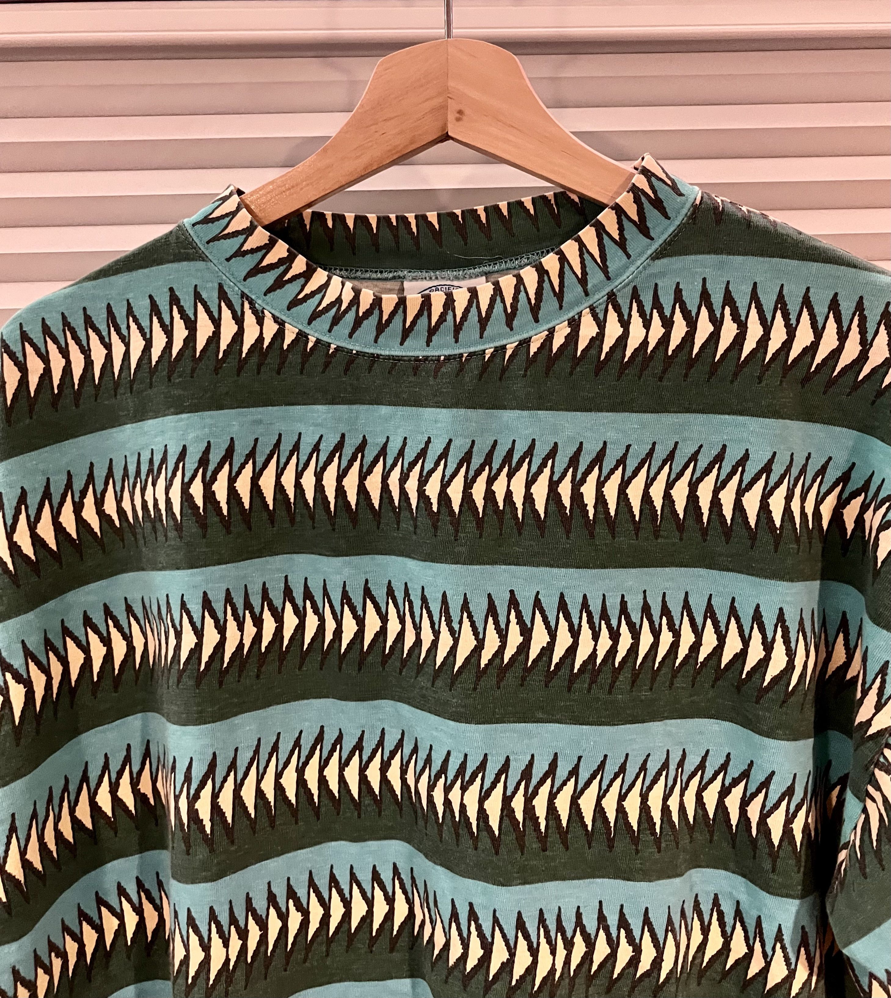 Vintage Vintage PCH Aztec T-Shirt - Forest Green/Turquoise - M Size US M / EU 48-50 / 2 - 2 Thumbnail