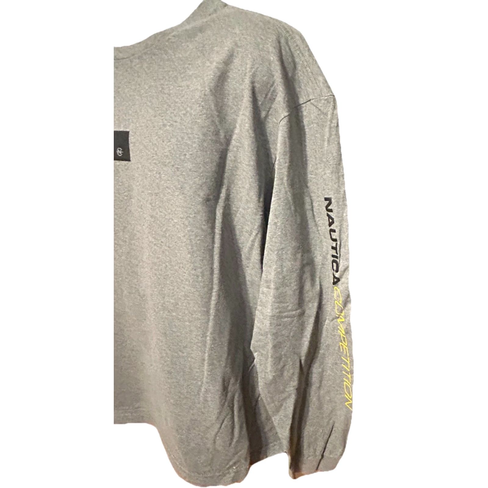 Nautica VINTAGE Nautica Competition Long Sleeve Shirt Men 2XL Gray Chest Logo USA 90s Shirt Mens Size US XXL / EU 58 / 5 - 7 Thumbnail