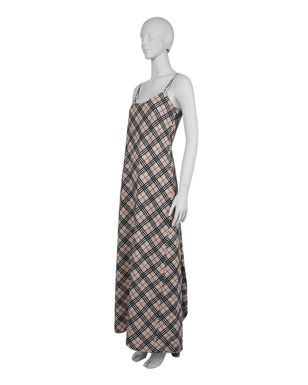 Burberry Burberry Prorsum S/S2000 Maxi Dress Gathered Back Size M / US 6-8 / IT 42-44 - 2 Thumbnail