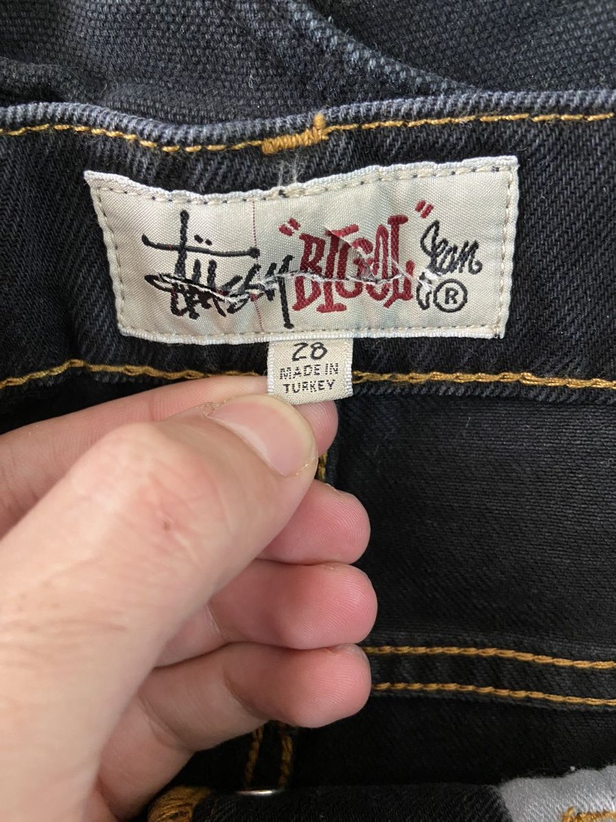 Stussy Stussy Washed Black Denim Short Baggy NEW 28 Size US 28 / EU 44 - 5 Thumbnail