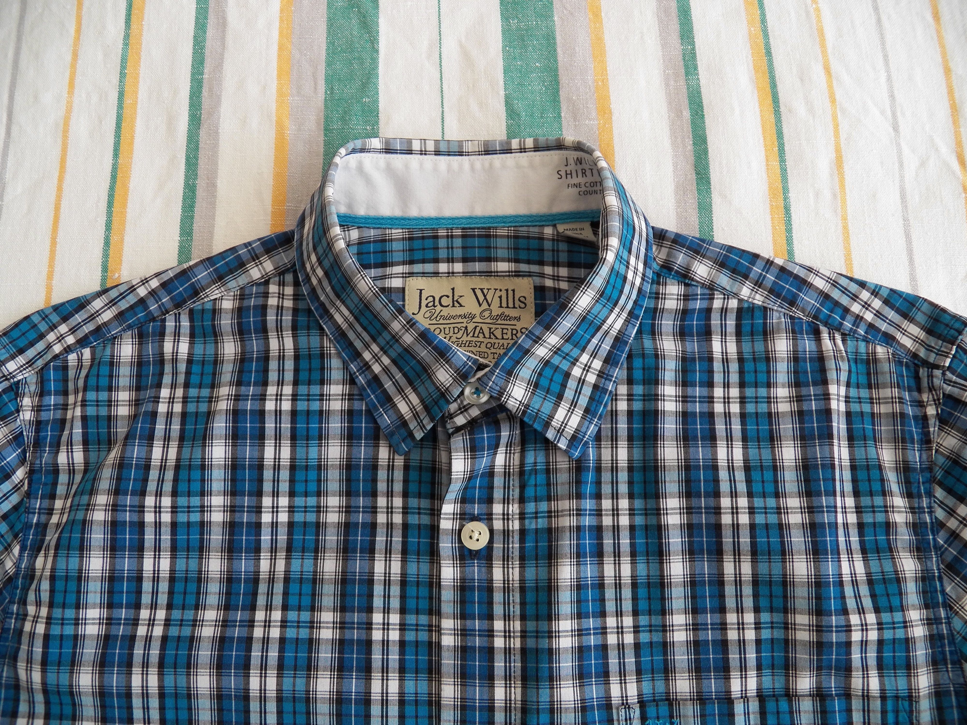 Jack Wills Jack Wills Mens Shirt Size M plaid check cotton Long Sleeve Size US M / EU 48-50 / 2 - 4 Thumbnail
