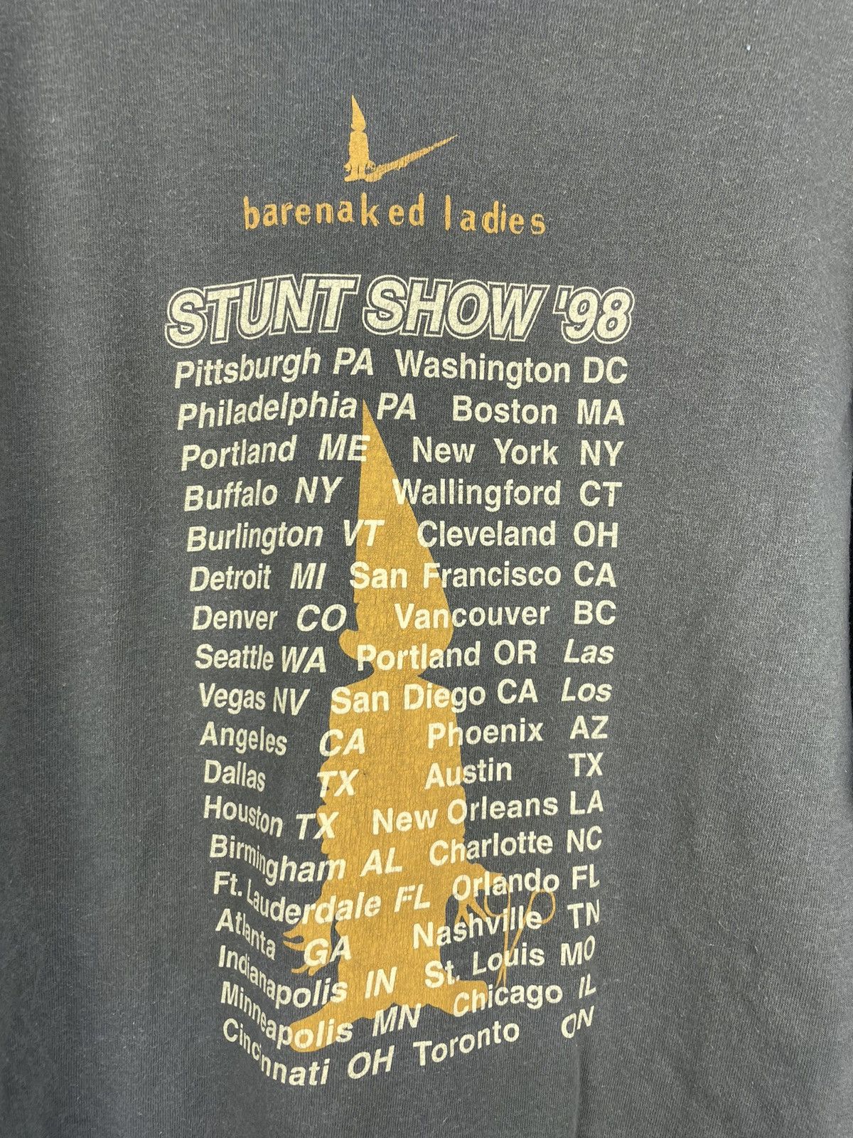Band Tees Vintage 90s Barenaked Ladies Stunt show 98 band t shirt Size US L / EU 52-54 / 3 - 4 Thumbnail