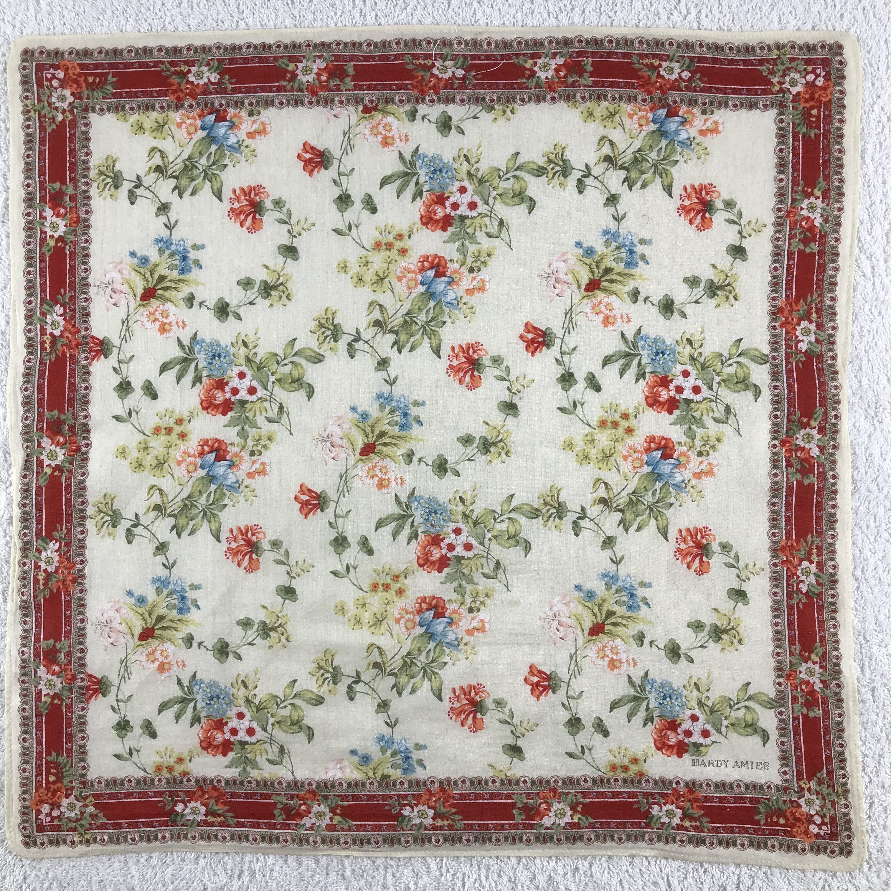 Hardy Amies × Vintage Hardy Amies Bandana / Handkerchief / Neckerchief - S048 Size ONE SIZE - 1 Thumbnail