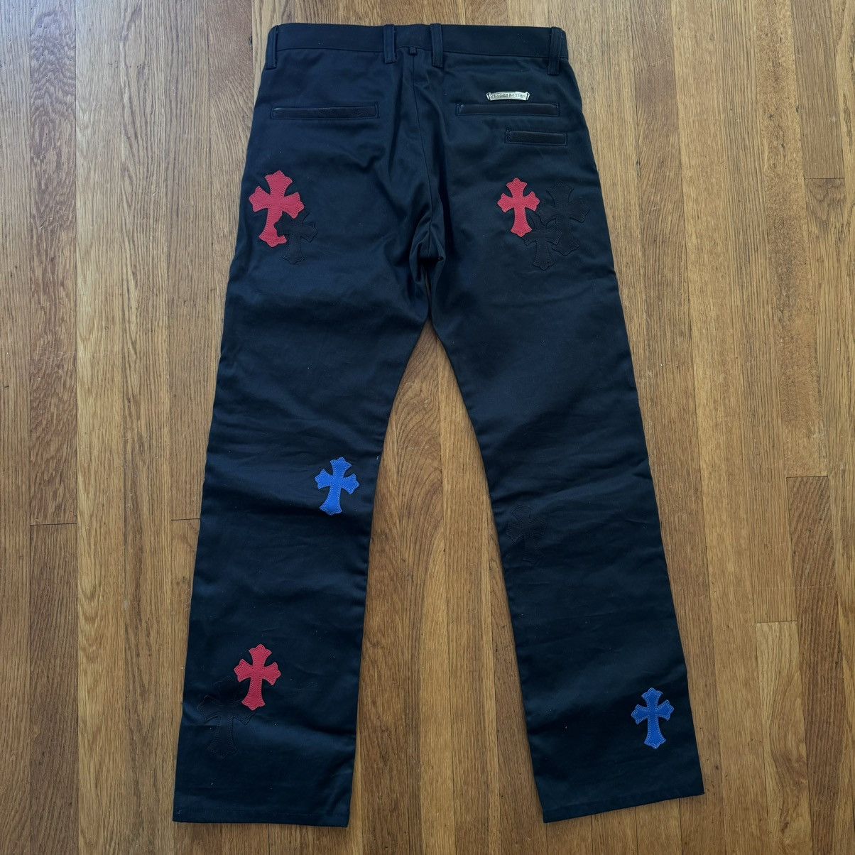 Chrome Hearts Chrome Hearts Multicolor Cross Patch Chino Pants Size US 30 / EU 46 - 2 Thumbnail