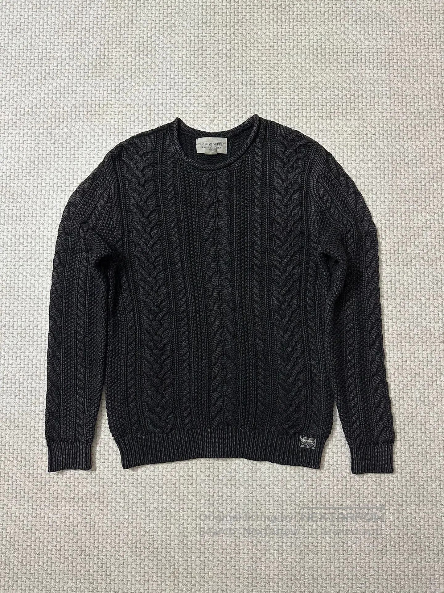 Denim & Supply Ralph Lauren Ralph Lauren Denim Supply Cable Knit Sweater. Size US S / EU 44-46 / 1 - 1 Thumbnail
