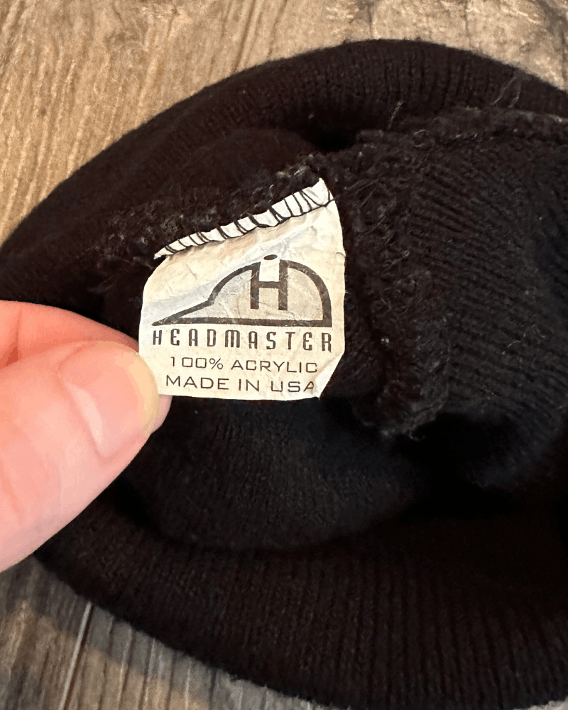 NBA × Vintage Vintage Seattle Sonics NBA Black Beanie Toque Hat Size ONE SIZE - 3 Thumbnail