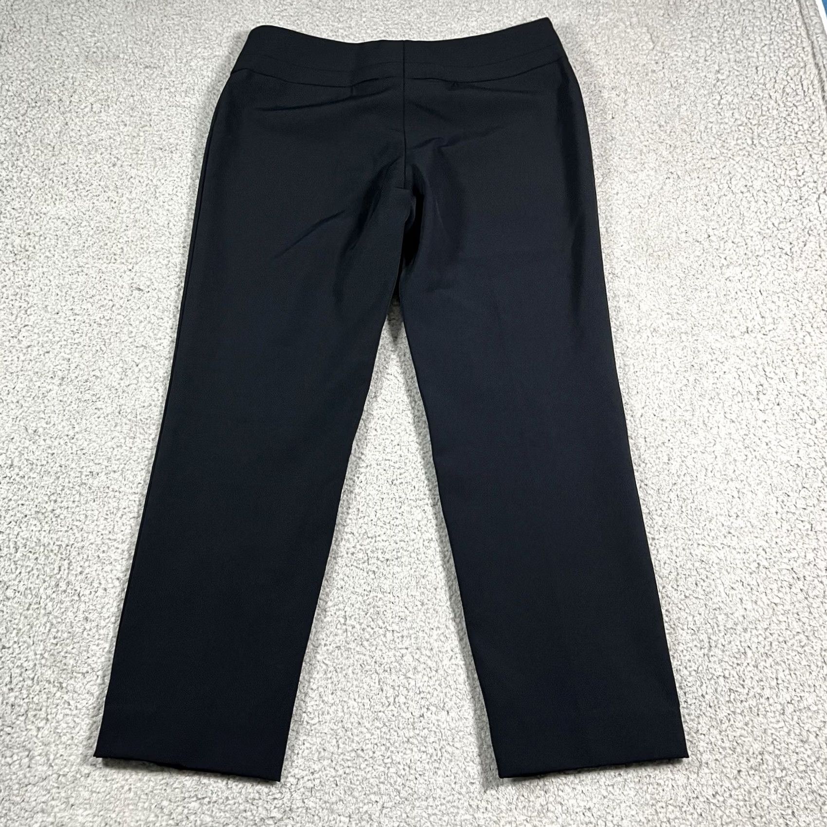 Escada ESCADA Pants Dress Pants Womens 38 Blue Straight Leg Trousers Stretch Size 26" / US 2 / IT 38 - 4 Thumbnail