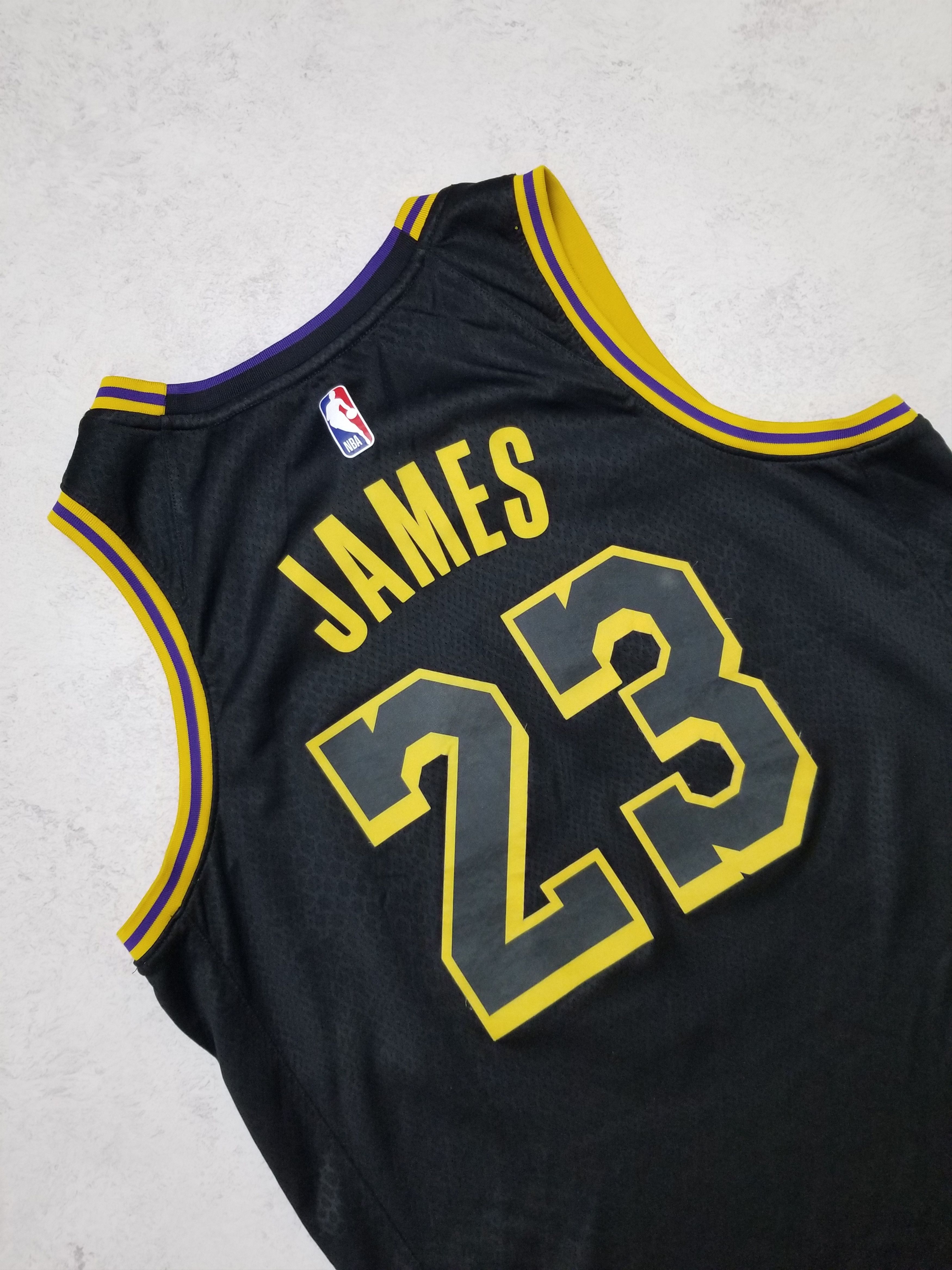 Nike NBA Lebron James #23 Jersey LA Lakers Black Mamba Size US L / EU 52-54 / 3 - 17 Thumbnail