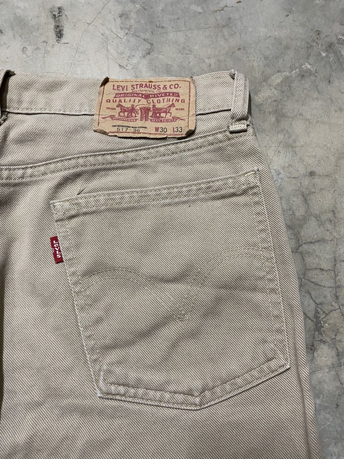 Levi's Flare Jeans Vintage Levis Boot Cut Pant Size US 30 / EU 46 - 2 Thumbnail