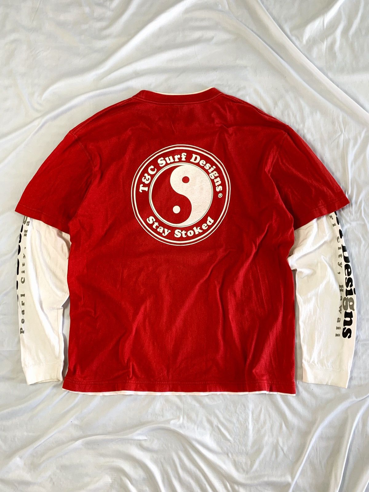 Vintage vintage T&C surf double layer longsleeve Size US XL / EU 56 / 4 - 7 Thumbnail
